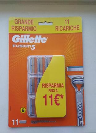 Лезвия (кассеты) для бритья gillette fusion 5