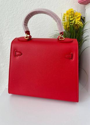 Сумочка hermes kelly 25 red5 фото