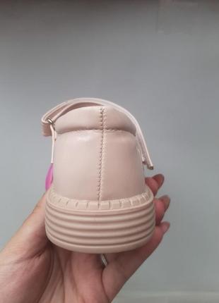 Туфли распродаж детские лаковые пудровые розовые4 фото