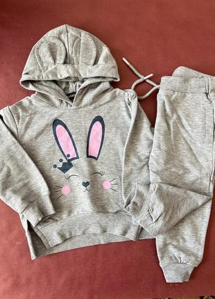 Детский костюм серая дродинка 92см