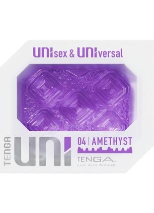 Новинка! впервые в украинском! масктурбатор tenga uni amethyst