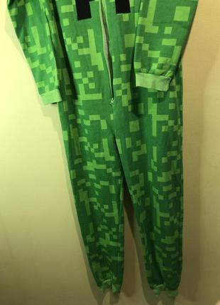 Комбинезон пижама кигуруми крепежа из майнкрафт3 фото