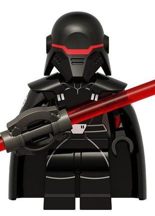 Человечки звездные войны конструктор лего - минифигурка инквизитор вторая сестра