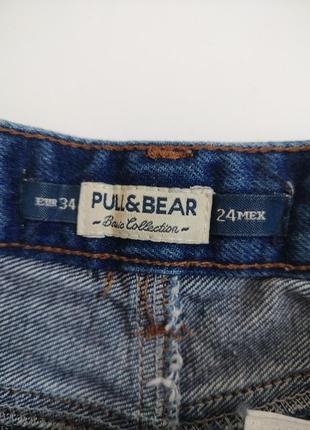 Джинсовые шорты pull &amp; bear, размер 34 5