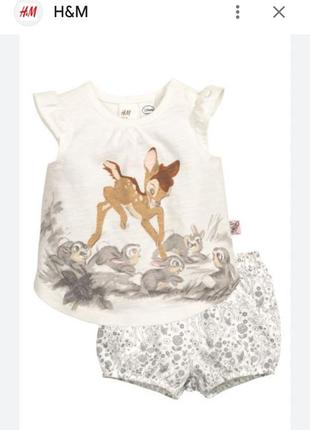 Набір костюм футболка шорти