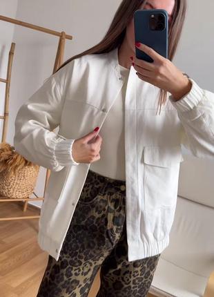 Zara куртка жакет в наличии белый