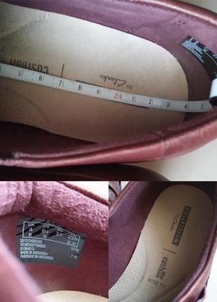 Туилы clarks (6 1/2 /37,5) из натуральной кожи демисезонные женские9 фото