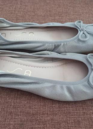 Unisa кожаные туфли балетки мокасины 38 р. 24,5 см1 фото