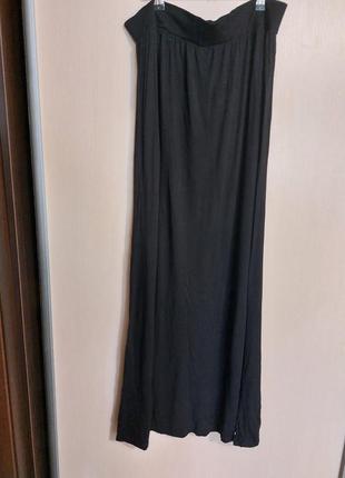 Длинная трикотажная юбка gina tricot l3 фото