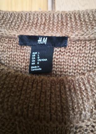 Стильний светр h&m з шерстю в складі5 фото