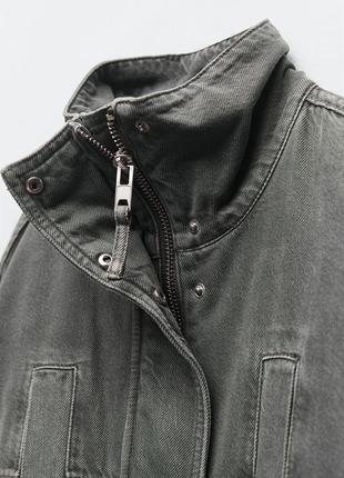 Zara джинсовая куртка в наличии8 фото