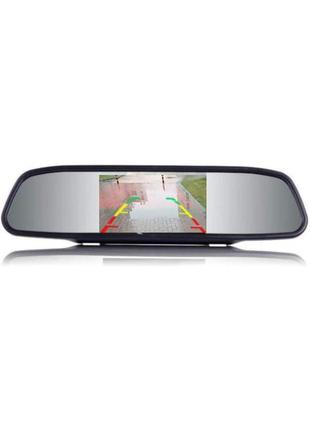 Автомобільне дзеркало 12 v-24 v 10,9 см монітор для камери заднього ходу