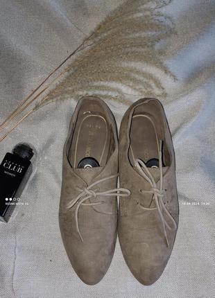 М'які замшеві туфельки мишенькові marco tozzi германія 38 1/2 р1 фото
