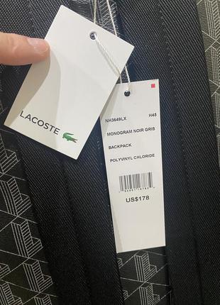 Мужской оригинальный рюкзак lacoste8 фото