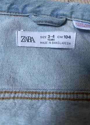 Джинсовая куртка zara 3