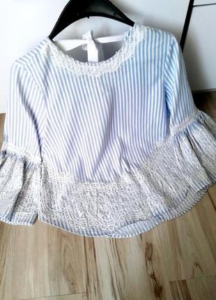 Блуза оверсайз zara