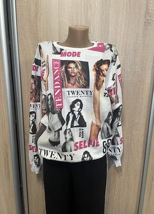 Кофта свитшот женская