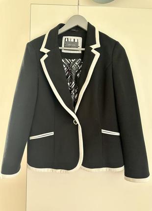 Пиджак черный с белым m&amp;s2 фото