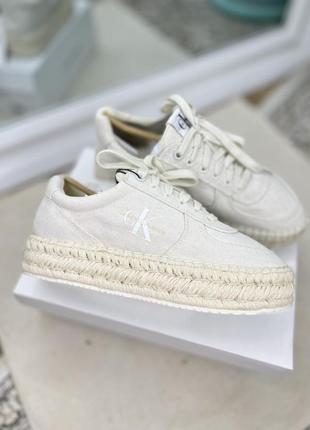 Еспадрилі кеди calvin klein jeans espadrille sneaker9 фото