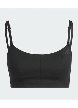 Спортивный топ adidas yoga studio light-support bra he90581 фото