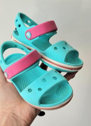 Детские сандалии crocs c 8