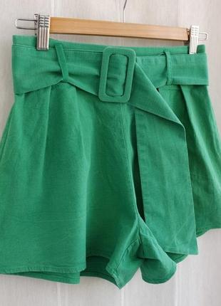 Зеленые шорты из хлопка от shein размер xs5 фото