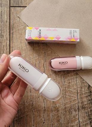 Блиск бальзам kiko lip volume plumping effect lip cream