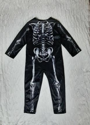 Карнавальный новогодний костюм скелет на хеллоуин1 фото