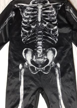 Карнавальный новогодний костюм скелет на хеллоуин2 фото