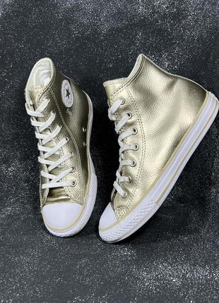 Кеды converse chunk taylor кожаные1 фото