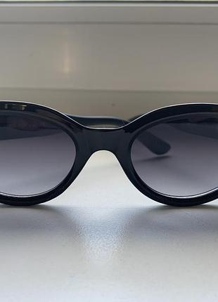 Трендові темні окуляри, чорна оправа