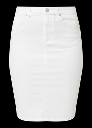 Женская джинсовая белая юбка gant оригинал5 фото