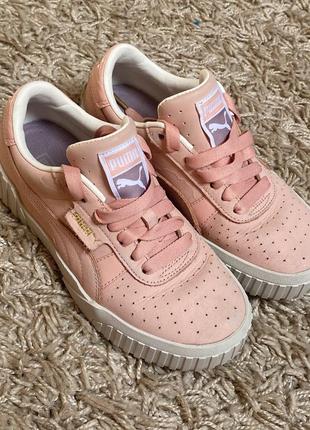 Кроссовки женские, кеды puma cali nubuck3 фото