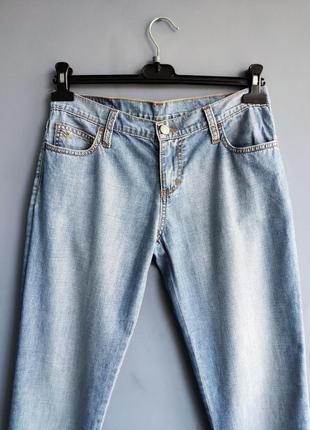 Женские тонкие голубые джинсы motor jeans3 фото