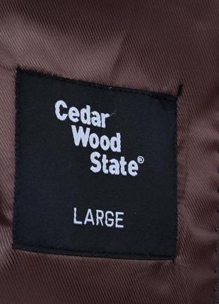 Чоловічий драповий твідовий блейзер піджак вовняний оригінал з латками8 фото