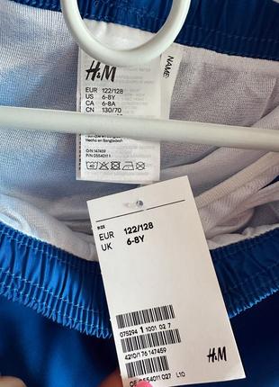 Синие плавки на мальчика h&amp;m на рост 122-128 см5 фото