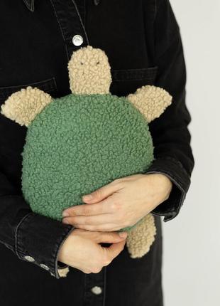 Черепаха іграшка подушка ручної роботи2 фото
