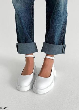 Женские туфли лоферы натуральная замша и кожа фуксия,белый,джинс8 фото