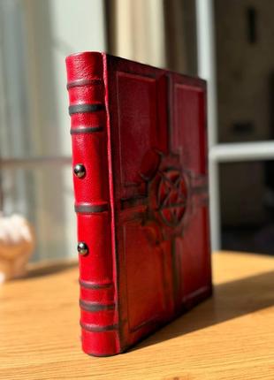 Книга тіней | гримуар пентакль | червоний гримуар4 фото