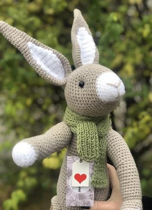 Кролик , заєць амігурумі , великодній кролик амігурумі ( гачком)2 фото