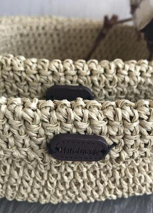 Корзинки из рафии корзинки для ванной