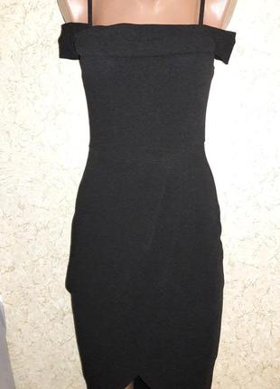 Стильный черный сарафан, юбка-запах2 фото
