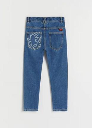 Новые крутые джинсы carrot keith haring от reserved2 фото