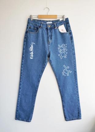 Новые крутые джинсы carrot keith haring от reserved3 фото