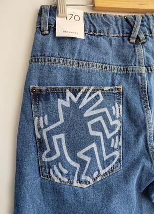 Новые крутые джинсы carrot keith haring от reserved9 фото