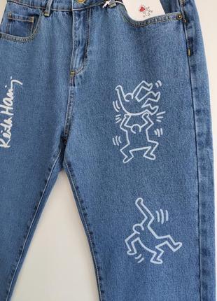 Новые крутые джинсы carrot keith haring от reserved7 фото