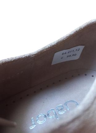 Туфли, лоферы от немецкого бренда gabor натуральная кожа и замша5 фото