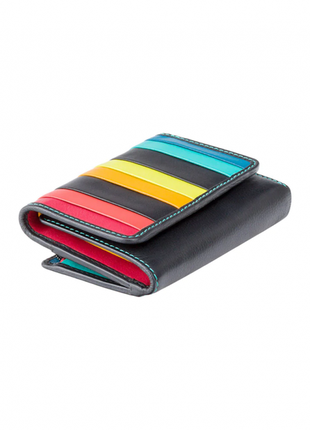 Жіночий шкіряний гаманець з монетницею в яскраві кольори5 фото