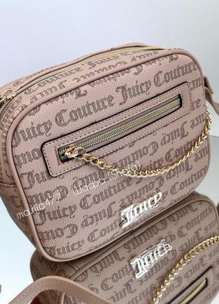 Сумка  juicy couture оригінал / пудрова рожева кросс боді в стилі guess2 фото