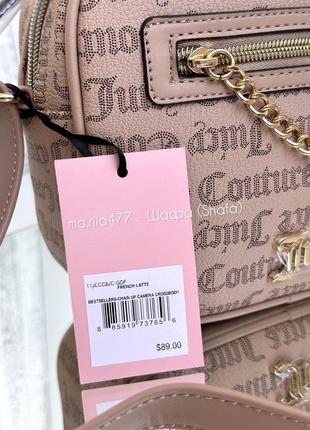 Сумка  juicy couture оригінал / пудрова рожева кросс боді в стилі guess3 фото